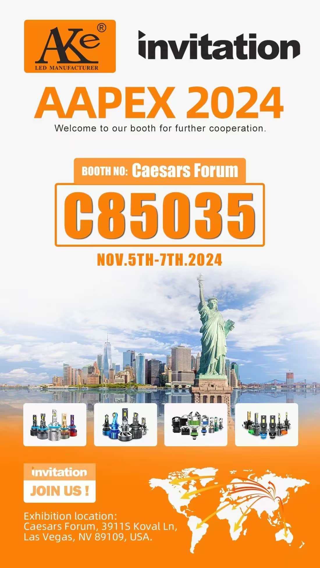 AKE AAPEX 2024 in Las Vegas