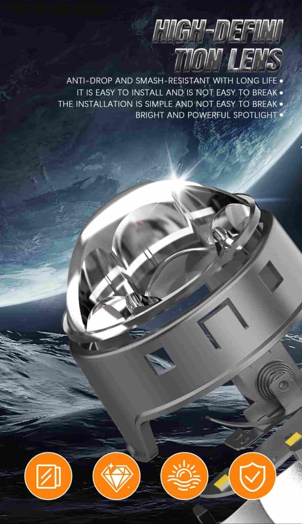 SQ303 bi led laser projector lens suppliers