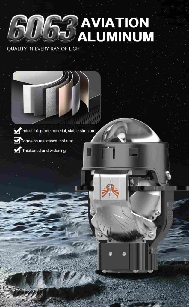 sq303 bi led projector lens headlight manufacturers
