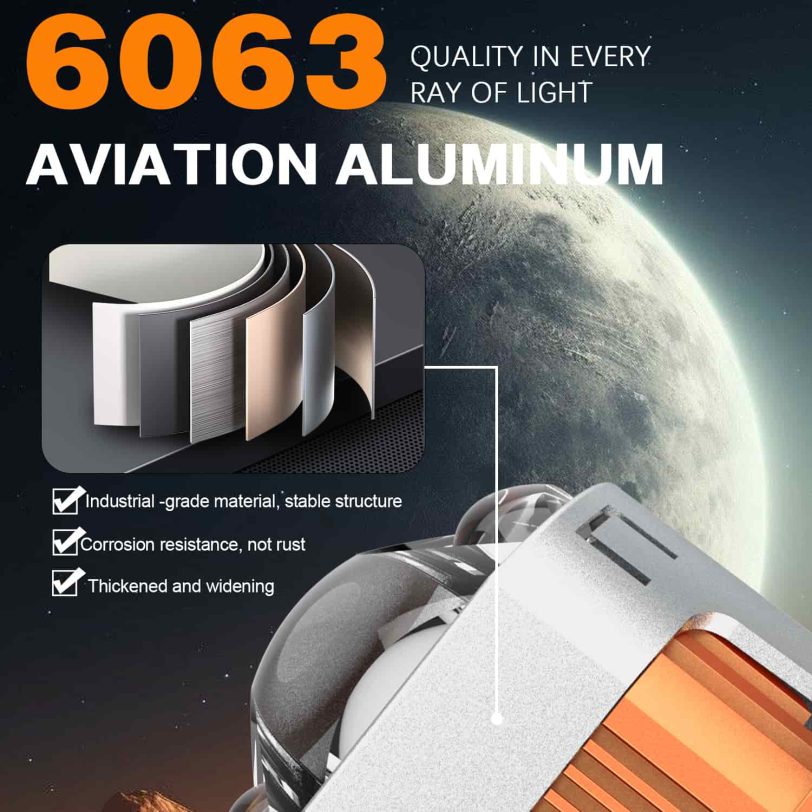 风范 F302 材质 (2) faros led en lente de proyector