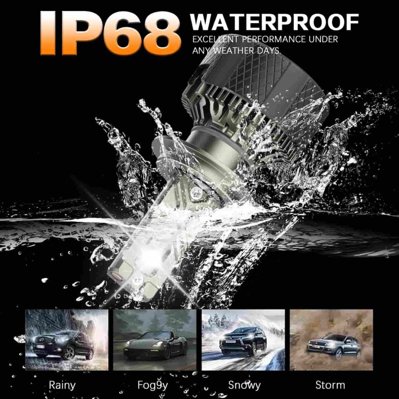 D05 IP68 car led front headlight china wholesale