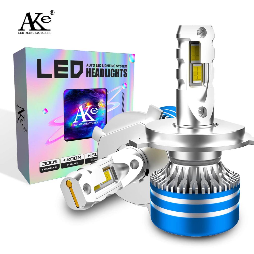 lâmpada de farol de led h4 mais brilhante
