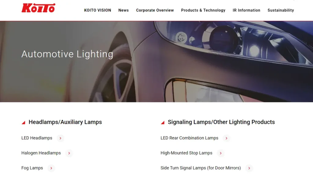 Koito Automotive Lighting