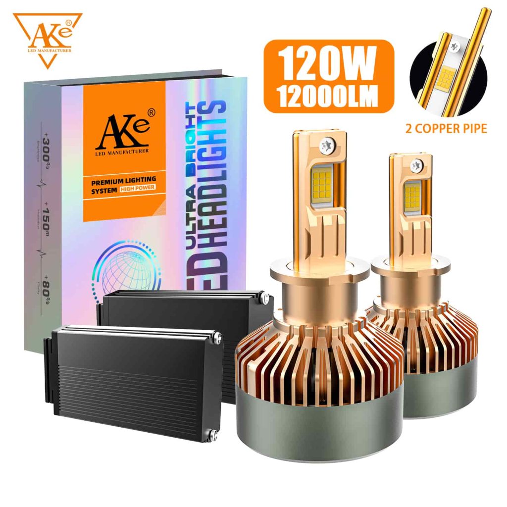 لمبة المصباح الأمامي H3 LED الأكثر سطوعاً
