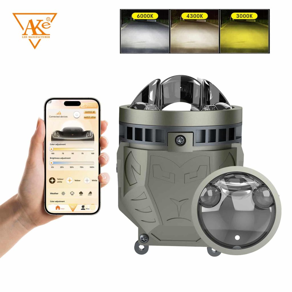 App Mobile Control Bi Led Laser Projetor China