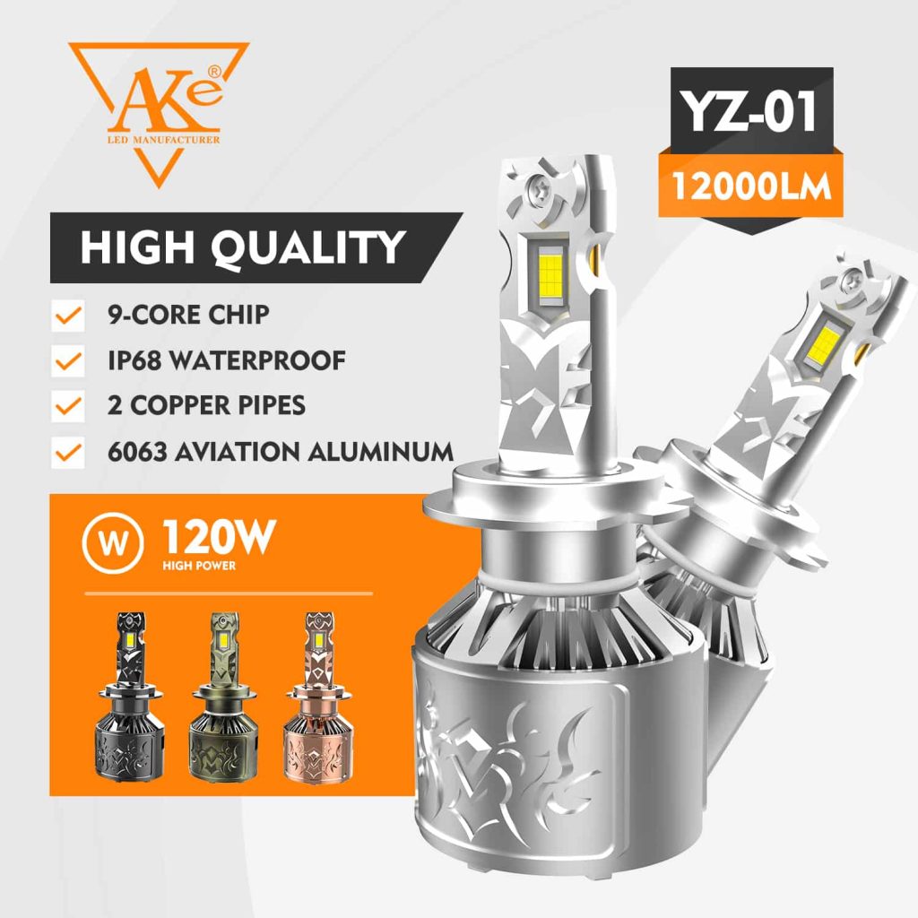 Serie YZ Buenas Marcas de Faros Led 1 YZ-01 Zinc Alloy LED Headlights