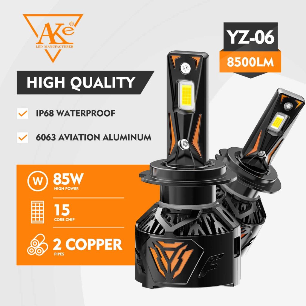 YZ Series Buenas Marcas Faro Led 2 YZ-06 Zinc Alloy LED Headlights