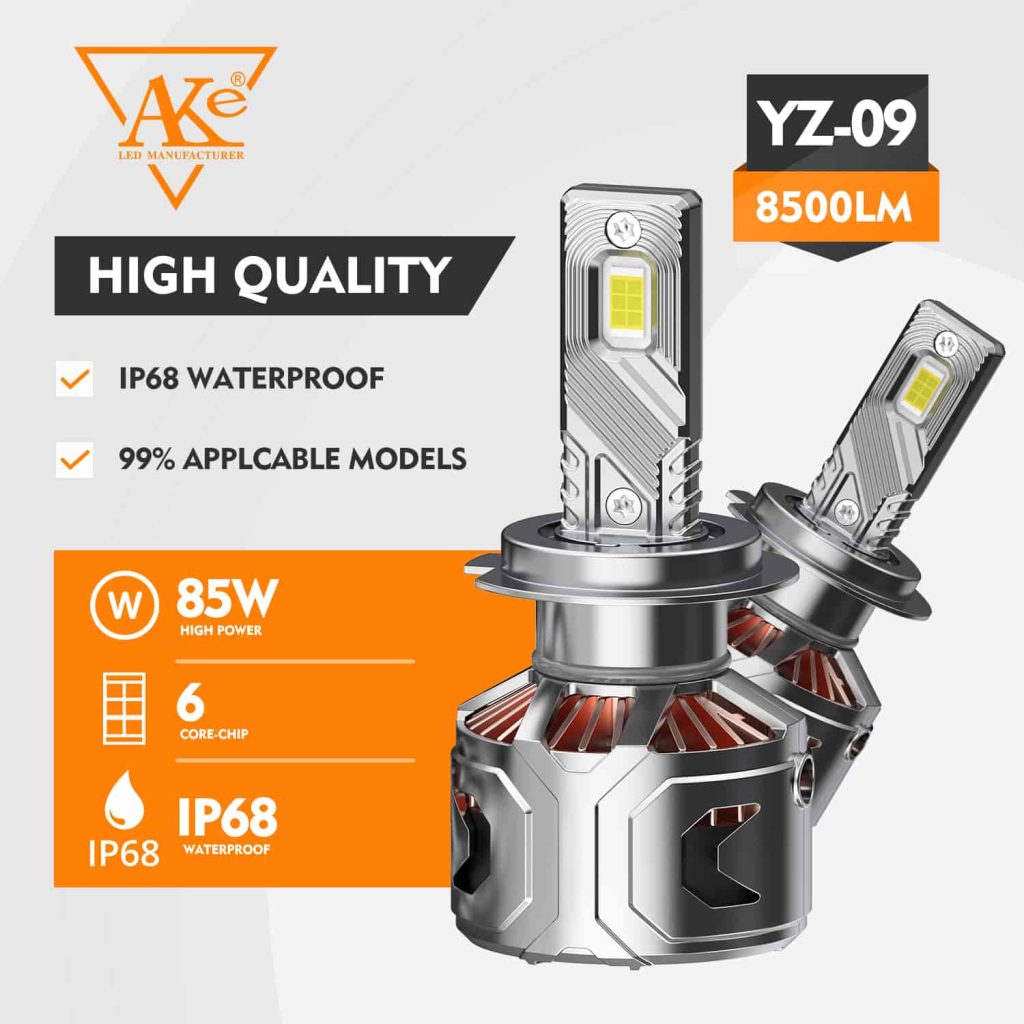 YZ Series Buenas Marcas de Faros Led 5 YZ-09 Zinc Alloy LED Headlights