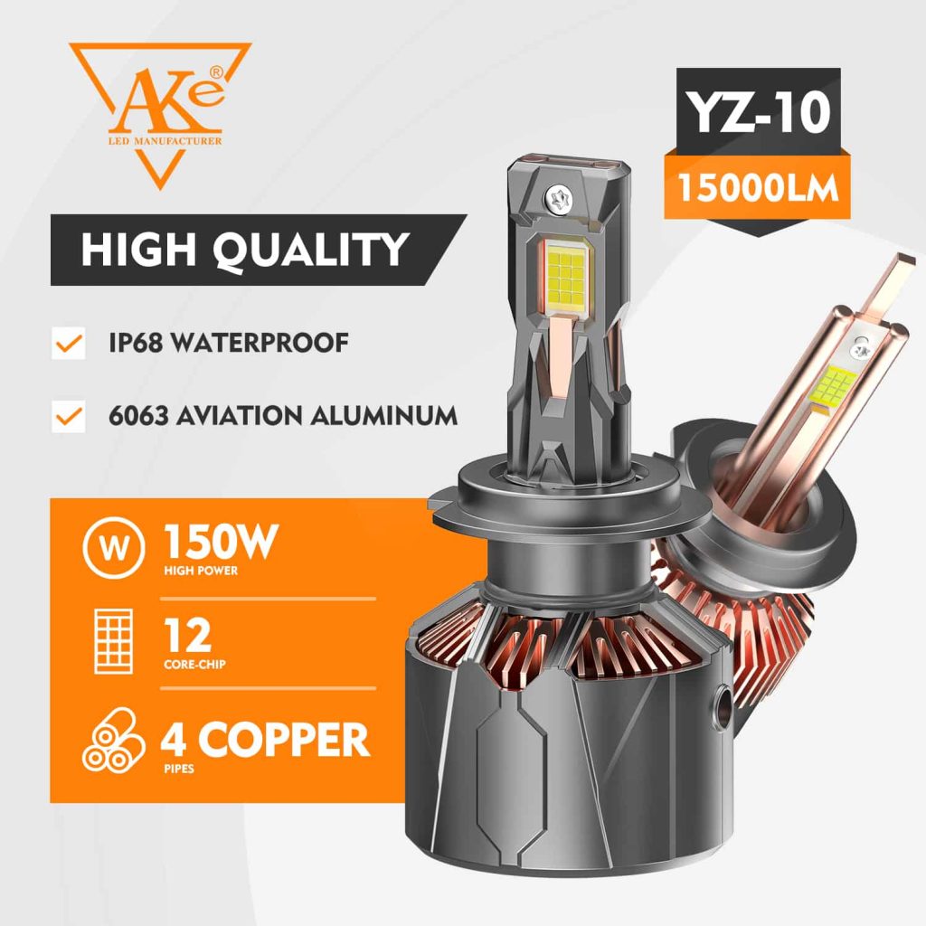 YZ Series Buenas Marcas de Faros Led 6 YZ-10 Zinc Alloy LED Headlights
