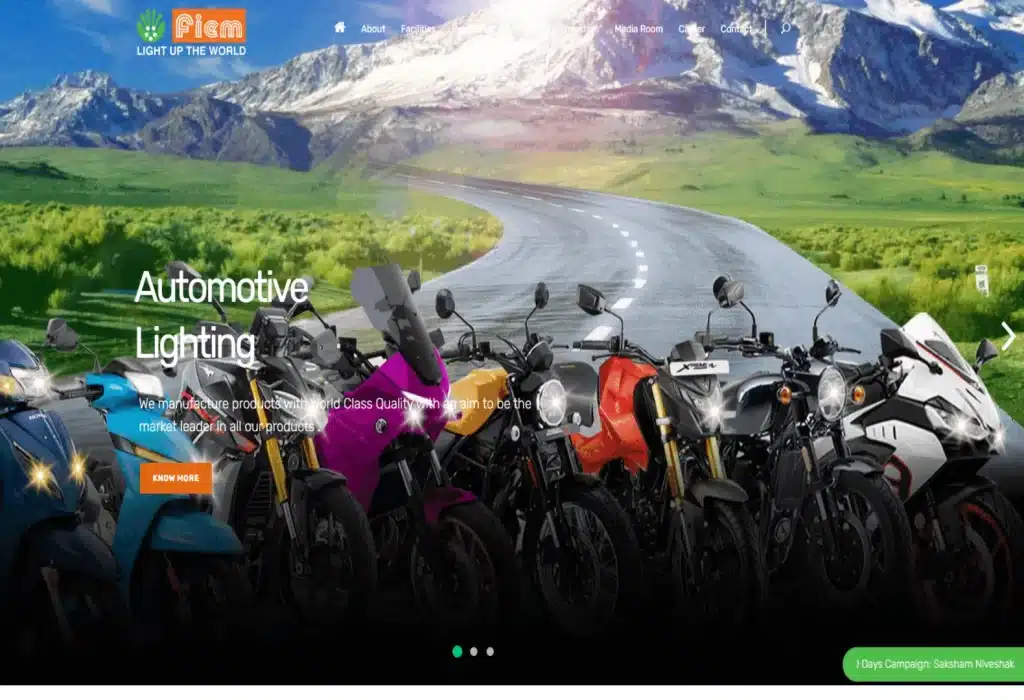 Fiem Industries Ltd is one of India's largest automotive parts manufacturers and suppliers.
