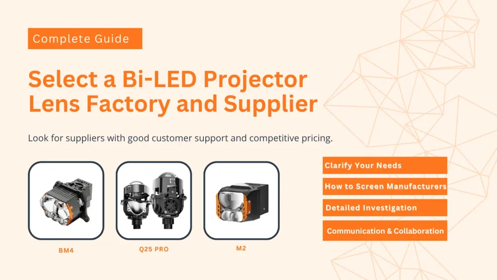A Complete Guide for how to select a Bi-LED projector lens factory