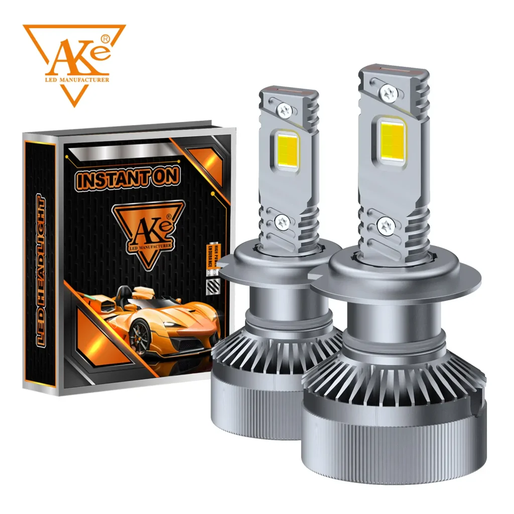 Lâmpada de farol LED para carro controlada por aplicativo V89 | H1/H4/H7/H11/9005/HB3 | 9006/HB4