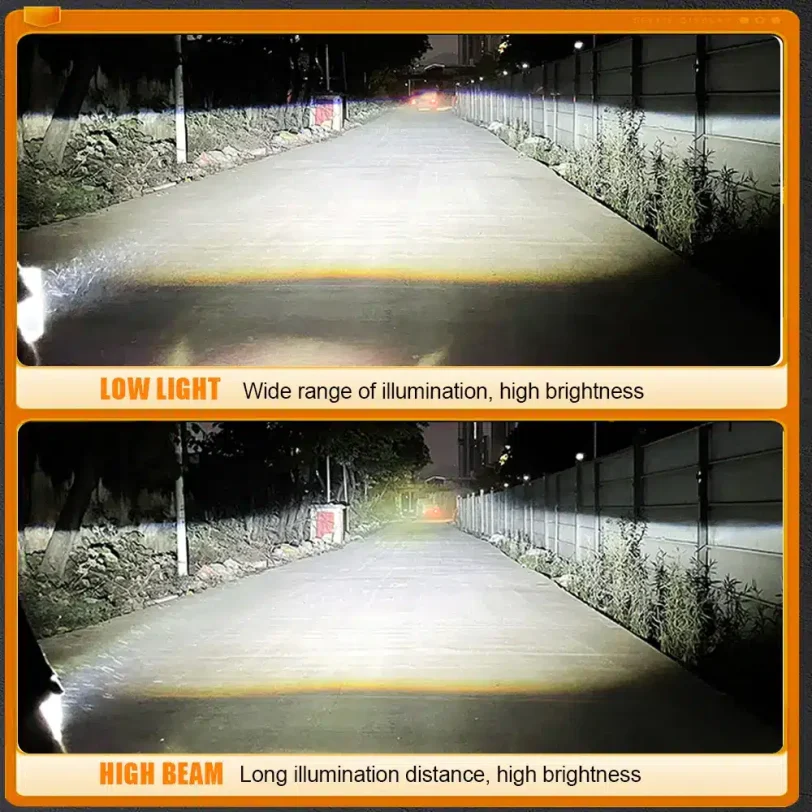 Faros Bi LED A98 Luz de cruce Luz de carretera Faros Bi LED A98 Luz de cruce Luz de carretera