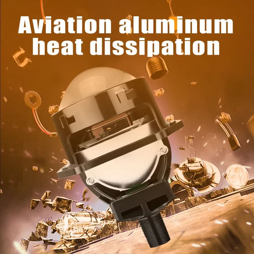 Lente de proyector A99 aluminio de aviación Lente de proyector A99 aluminio de aviación
