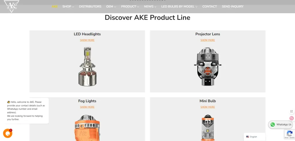 AKE LED factory Founded in 2005, is a leading automotive lighting manufacturer and supplier in China.