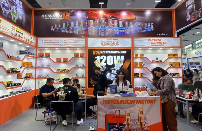 AKE LED Headlight Bulb Manufacturer 30 AKE Team in Canton Fair 2024