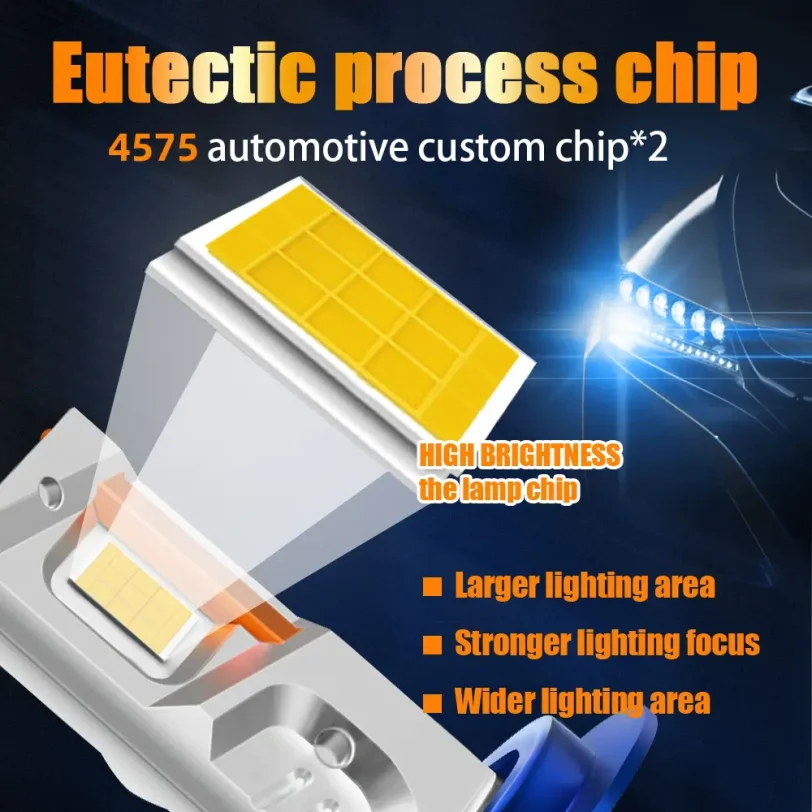 DF1 car led headlight bulb with 4575 chip DF1 car led headlight bulb with 4575 chips