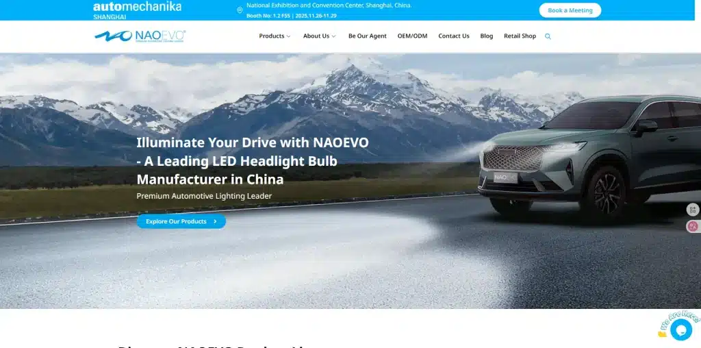 Founded in 2006, NAOEVO is a leading automotive lighting manufacturer and supplier in China.