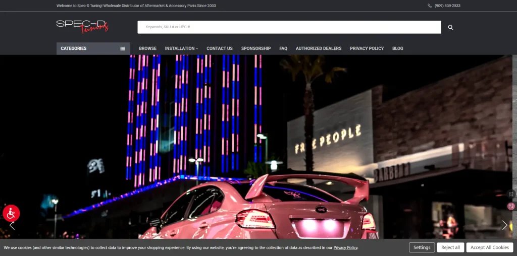 SPECDTUNING is proudly recognized as a pioneer in the automotive industry for products and services. 