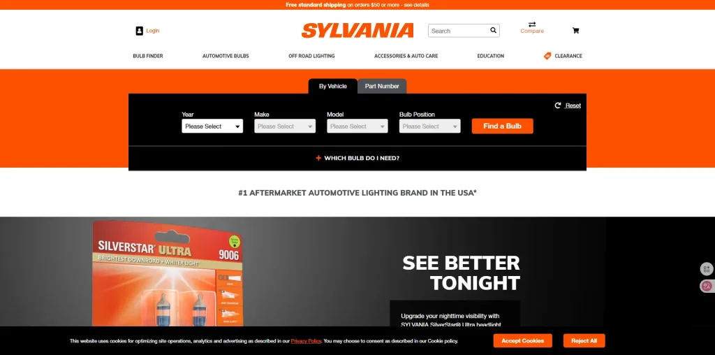 Aftermarket Automotive Lighting Brand in the USA