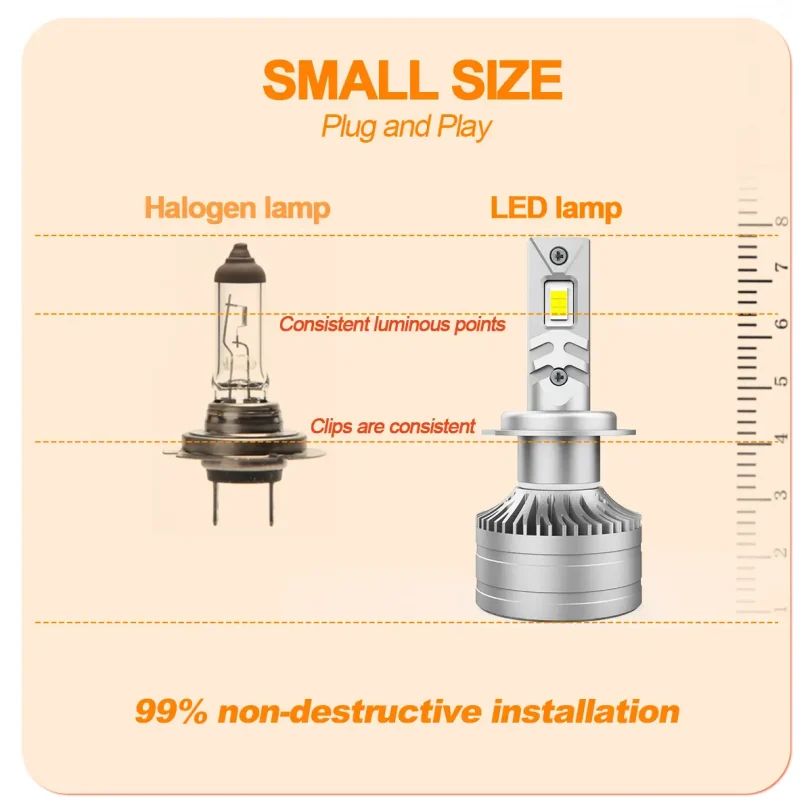 T100 Plug and Play T100 headlight bulb Plug and Play