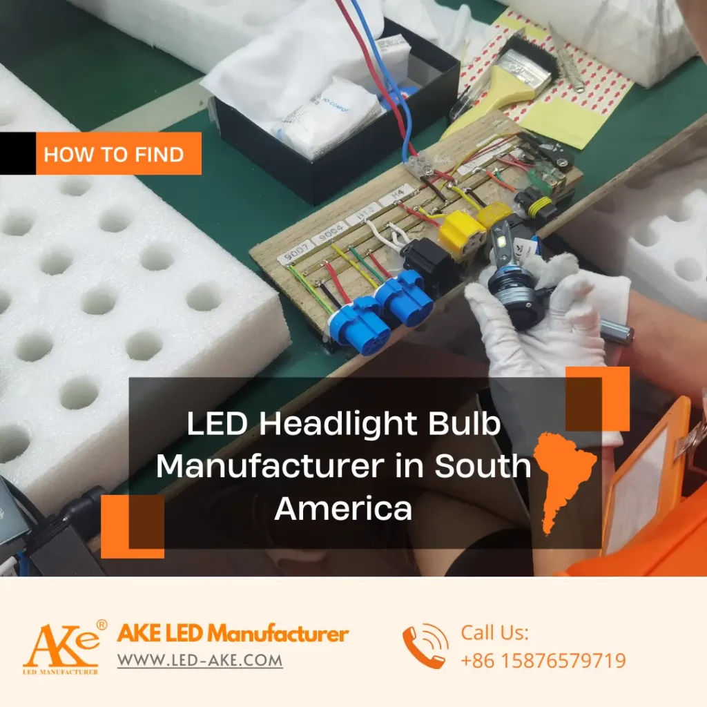 How to find a Chinese LED Headlight Bulb Manufacturer in South America