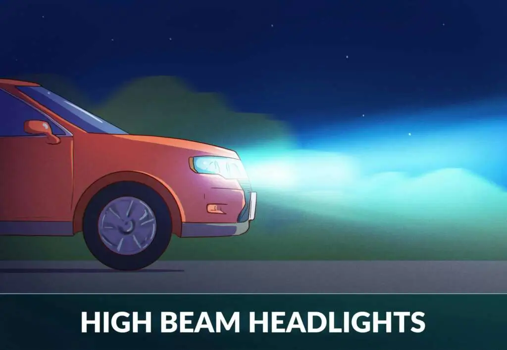 High Beam vs Low Beam Headlights: Differences, Benefits & Proper Usage Guide 3 HIGH BEAM HEADLIGHTS