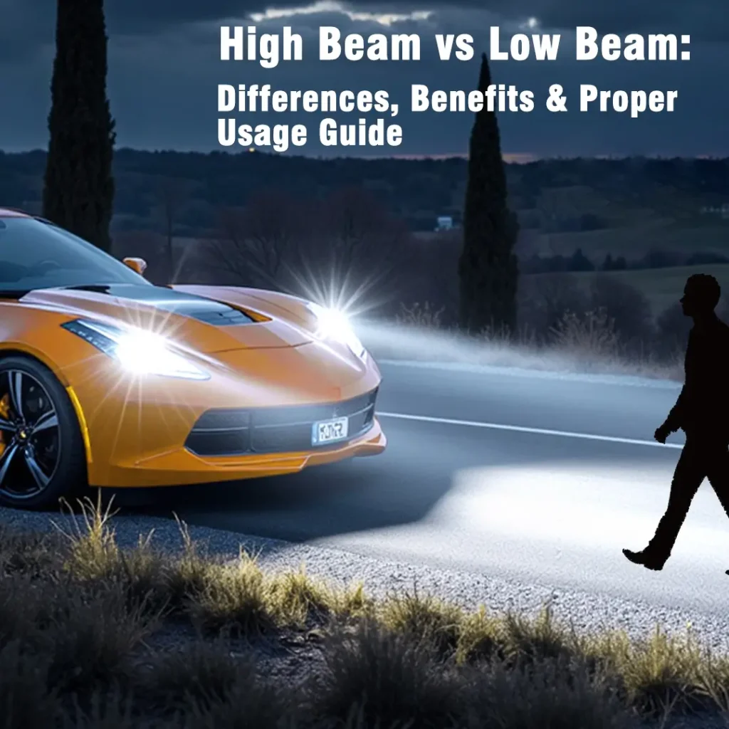 High Beam vs Low Beam Headlights