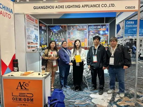 Our Exhibition 16 AKE TEAM in USA 2024 AAPEX SHOW