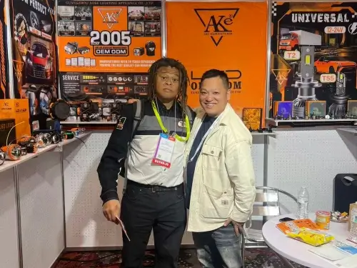 Our Exhibition 18 AKE's boss in the USA 2025 AAPEX SHOW