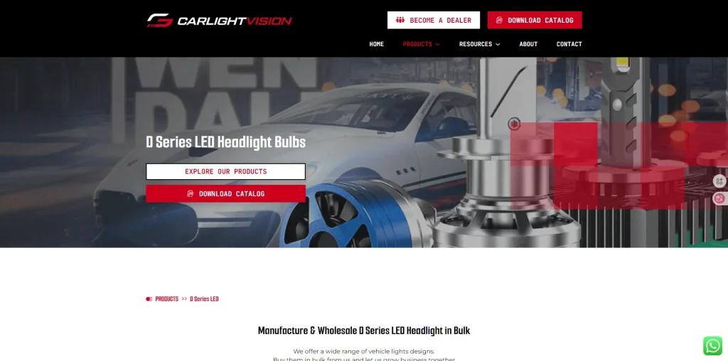 أفضل مصابيح أمامية LED من سلسلة D بالجملة - 2026 دليل التوريد المباشر من المصنع 3 لمبات مصابيح أمامية LED من السلسلة D بالجملة - Carlightvision