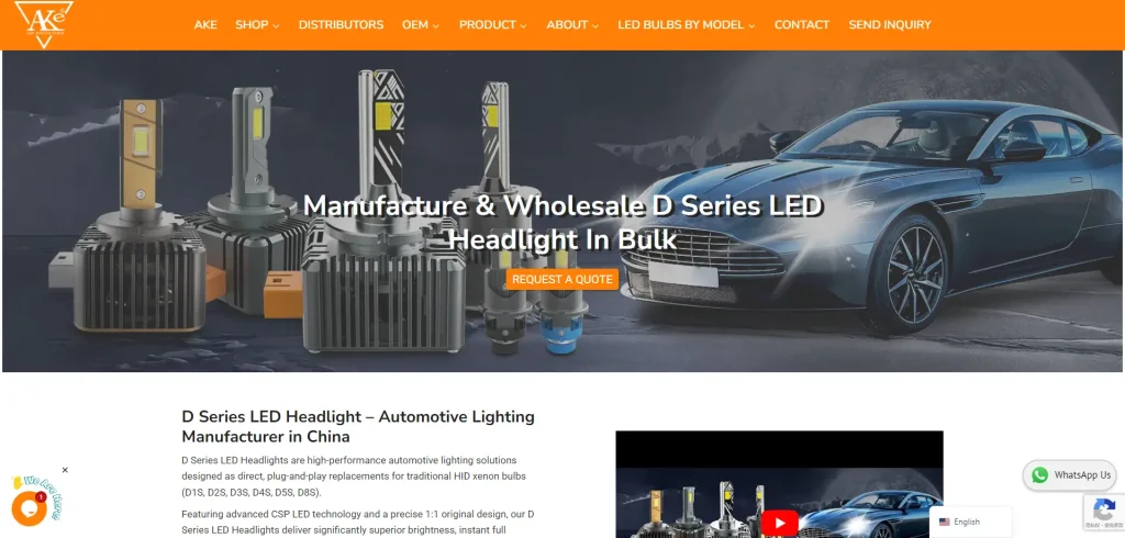 أفضل مصابيح أمامية LED من سلسلة D بالجملة - 2026 دليل التوريد المباشر من المصنع 2 التصنيع والبيع بالجملة للمصابيح الأمامية LED سلسلة D بالجملة