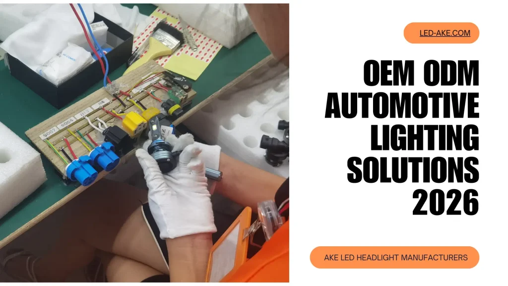 oem odm iluminação automóvel