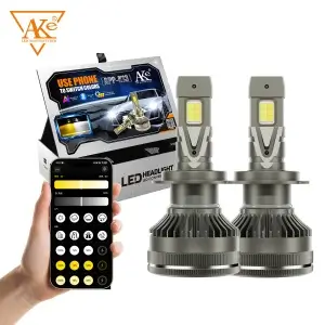 AKE LED Exhibits at EXPOPARTES 2026 in Colombia 5 مصباح أمامي LED للتحكم في التطبيق