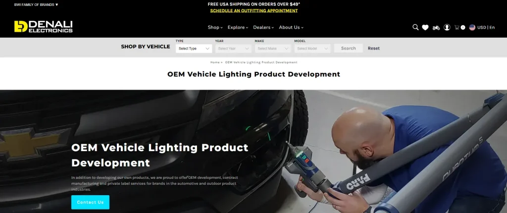 Top 10 LED Headlight Manufacturers in Tanzania for wholesale and OEM Services 11 Denalicl ectronis