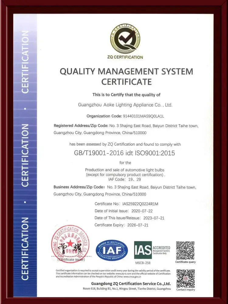 ISO 9001 AKE