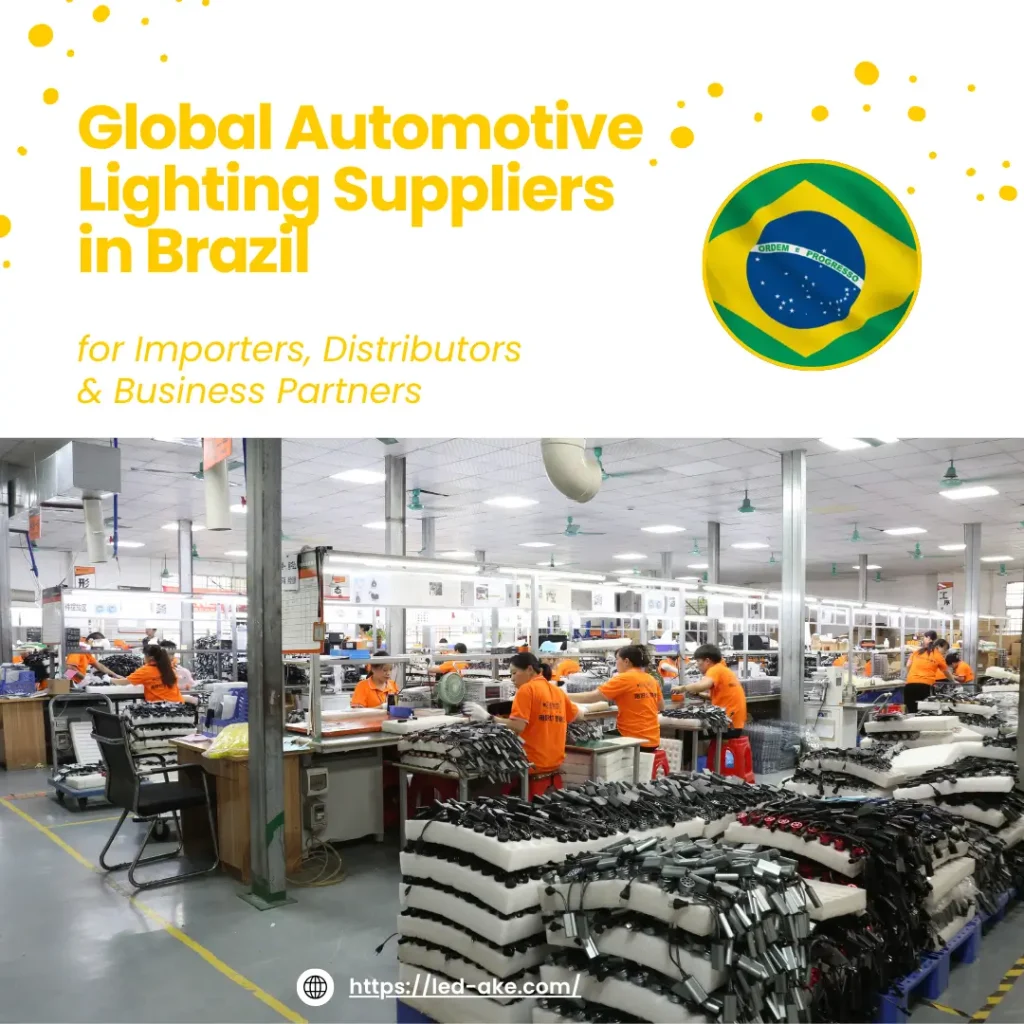 Fornecedores globais de iluminação automotiva no Brasil