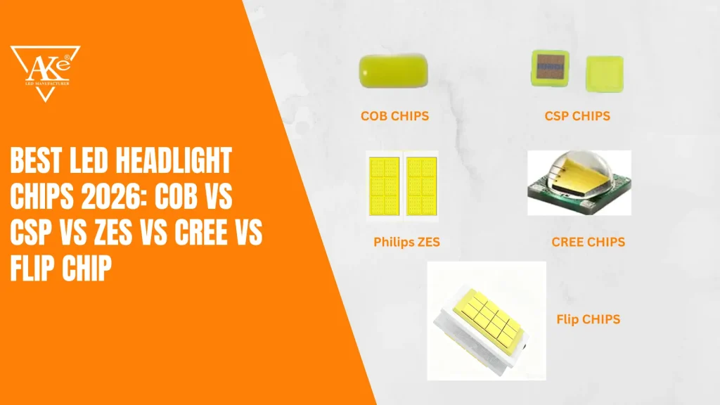 Best LED Headlight Chips 2026: COB vs CSP vs ZES vs CREE vs Flip Chip 1 Which is the best: COB vs CSP vs ZES vs CREE vs Flip Chip