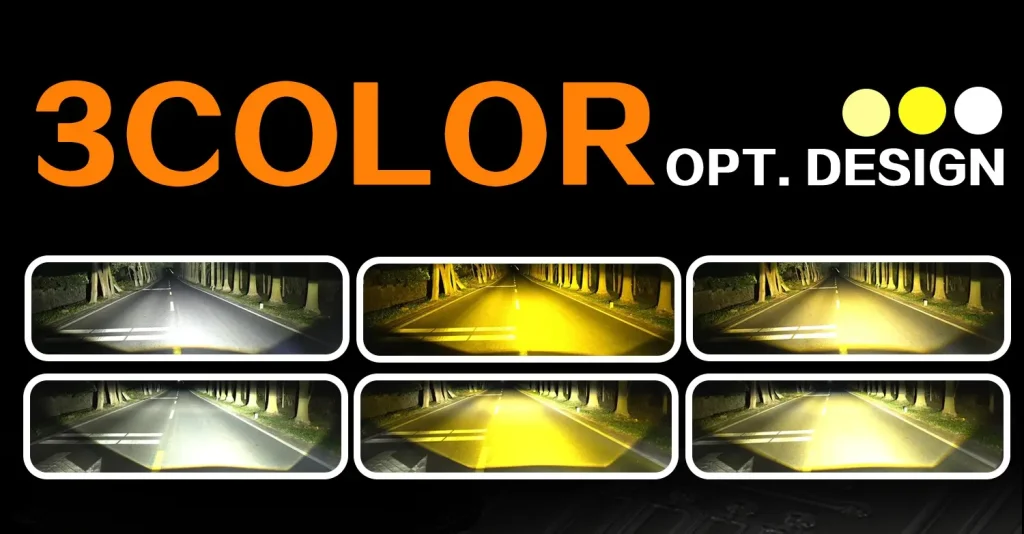 Top 12 Fog Lamp Manufacturers in China 2026 4 Tri Colour Projector Fog Lamp For Car