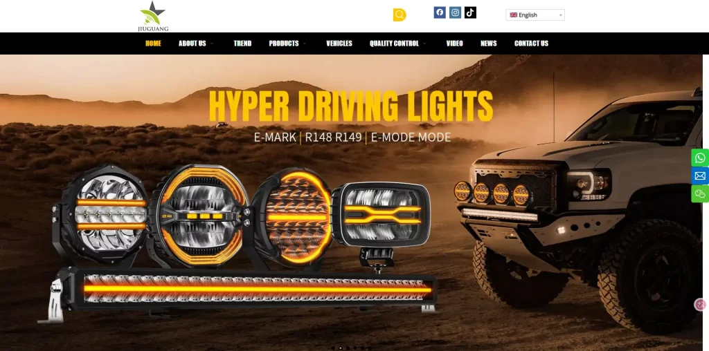 Top 12 Fog Lamp Manufacturers in China 2026 13 Led Light Bars Manufacturer - JIUGUANG