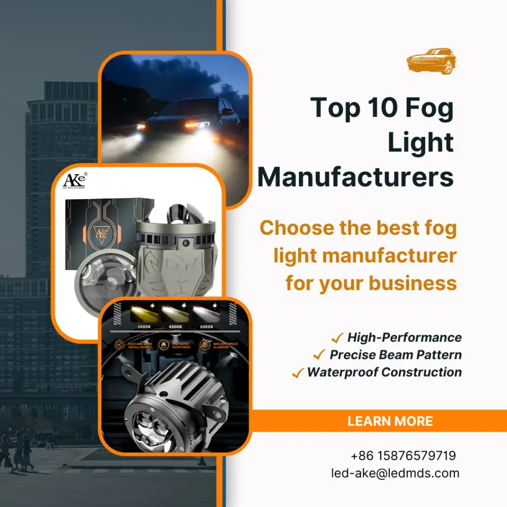 Top 10 Fog Light Manufacturers in the world