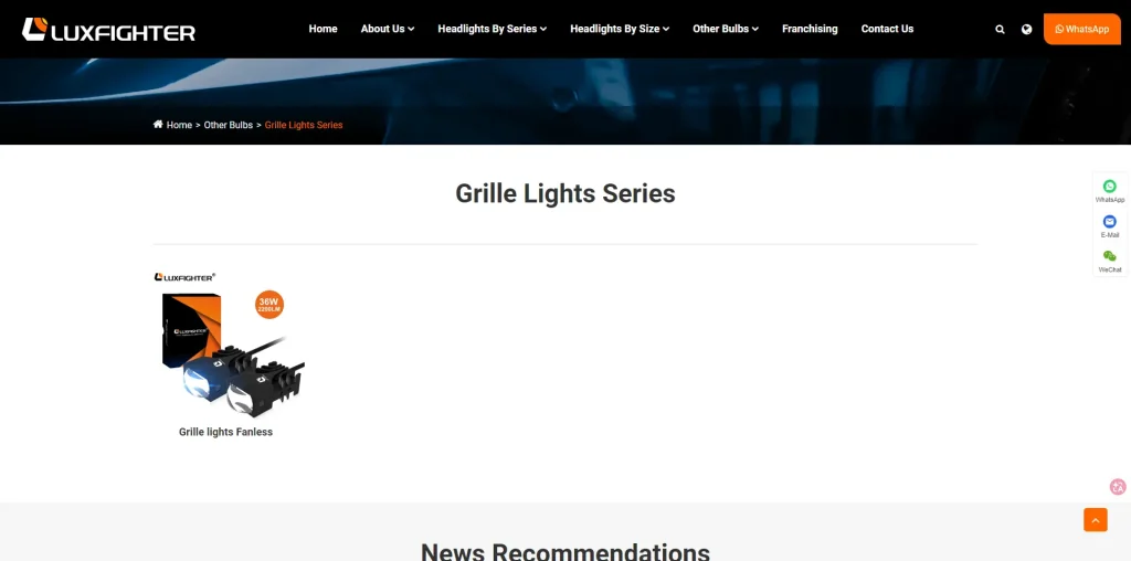 Grille Light Factory: Complete Guide to Choosing a Reliable LED Grille Light Manufacturer in China 9 LUXFIGHTER Grille Lights Series