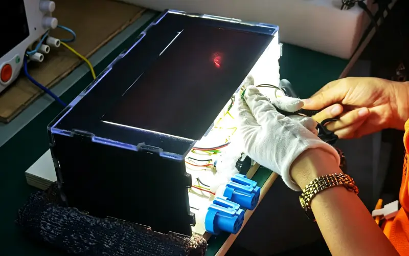 Lente de proyector Bi LED 11 LED aging test