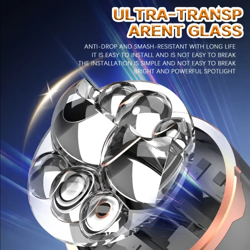 AS8 projector lens 8 laser lens AS8 8-Laser LED projector lens for car modifications