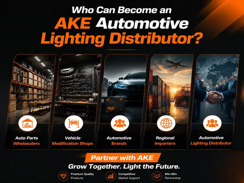 Become an AKE Automotive Lighting Distributor | Exclusive Partner Network 9 Become an AKE Automotive Lighting Distributor