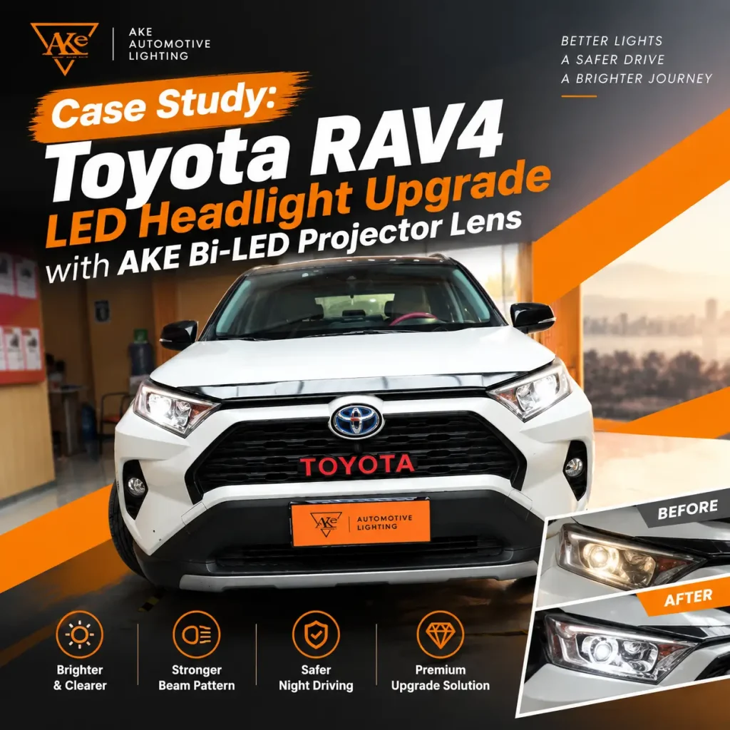Case Study-Toyota RAV4 LED Headlight Upgrade