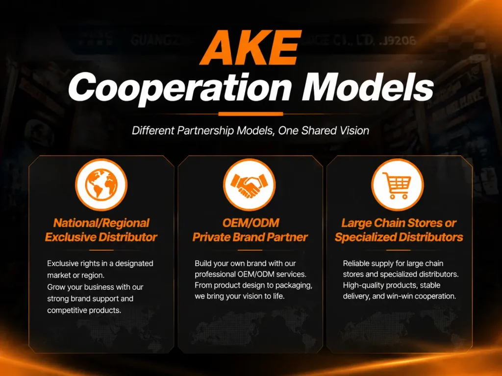 Become an AKE Automotive Lighting Distributor | Exclusive Partner Network 11 AKE Cooperation Models
