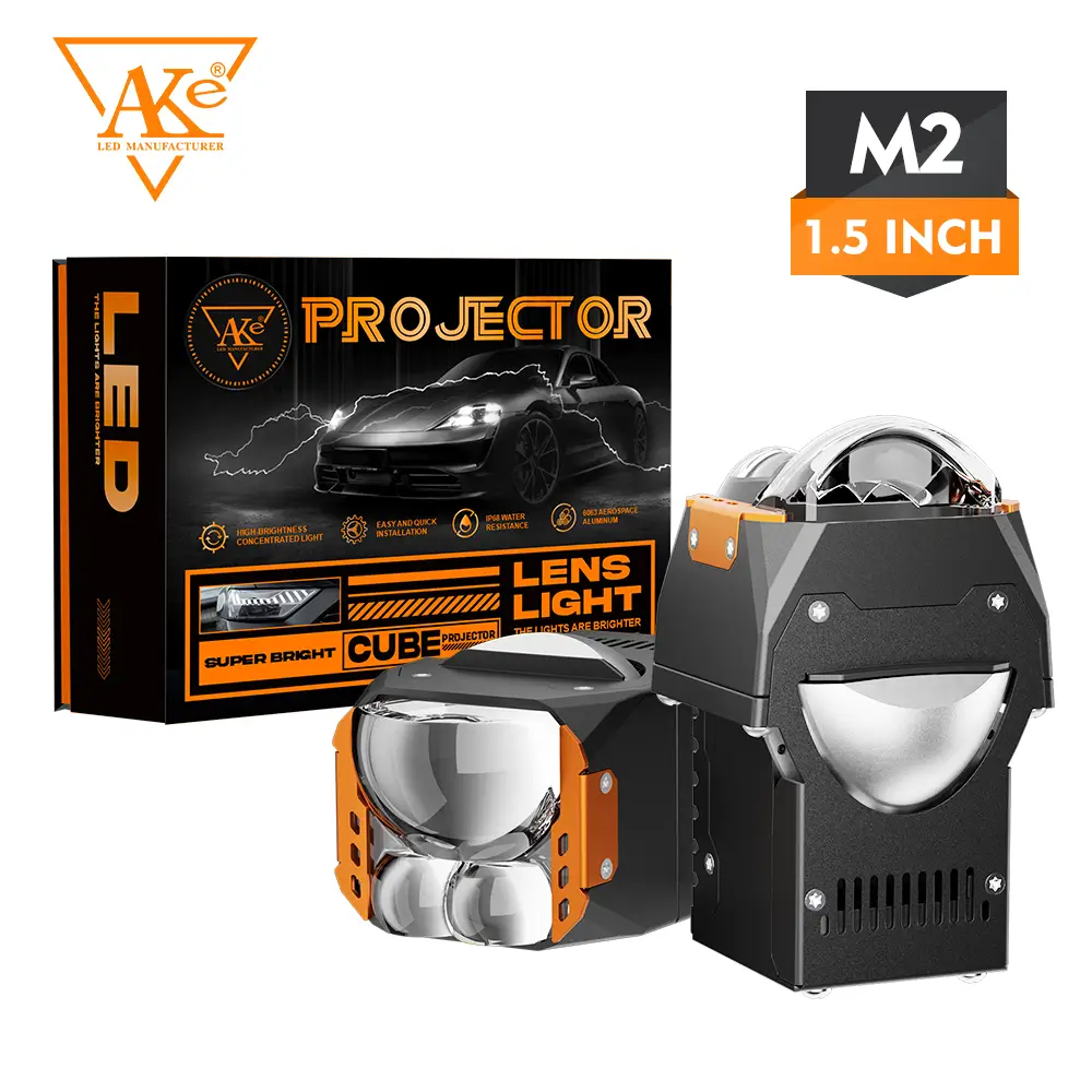 Toyota Alphard LED Headlight Upgrade: AKE Matrix LED Retrofit Case Study 2 M2 1.5-inch Size Matrix LED Lens