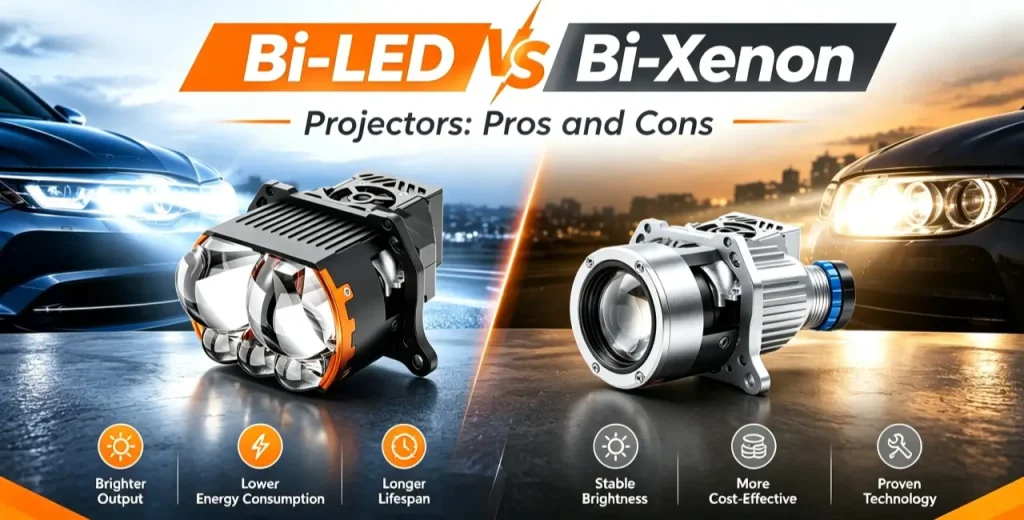 Which Is Better? Bi-LED vs Bi-Xenon Projectors: A Complete Comparison Guide 9 Bi-LED vs Bi-Xenon Projectors Pros and Cons