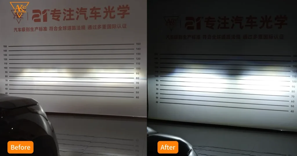 Toyota Crown Kluger Headlight Retrofit Guide: Matrix Projector or 3-Inch Projector? 15 Final Result-Toyota Crown Kluger Headlight Retrofit